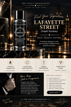 Lafayette Street (Vault Version) Bold. Smooth. Refined.