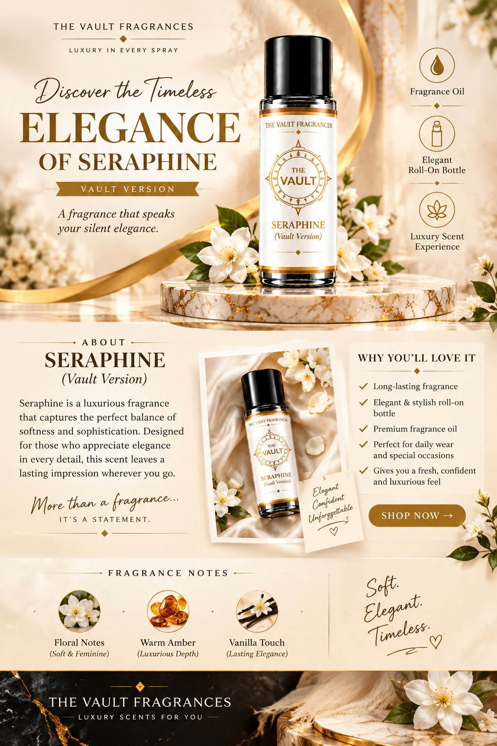 Seraphine (Vault Version) The Timeless Elegance of Luxury Fragrance